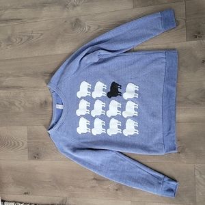 Black sheep crew neck